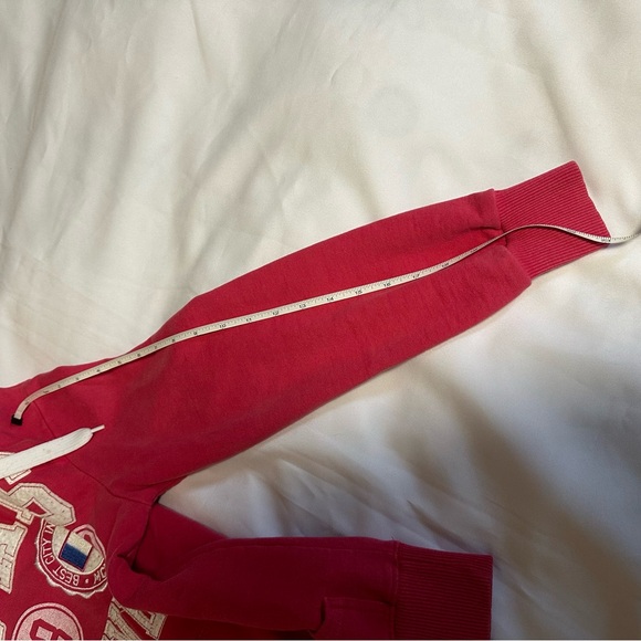 Paris University Women's Red Hoodie - Picture 13 of 16